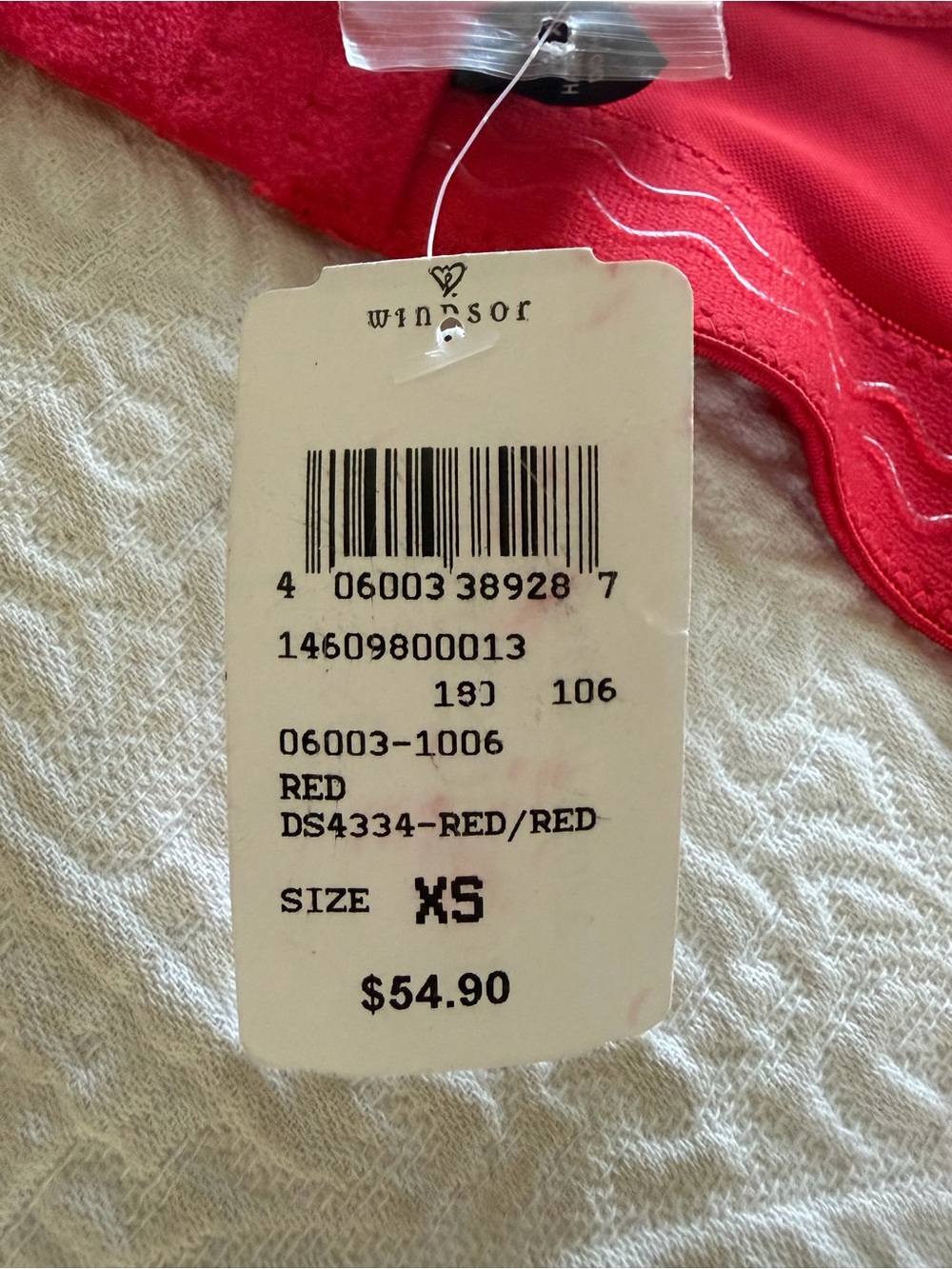 Windsor Beaded Red Sequin Bustier Top NWT XS - Picture 4 of 7